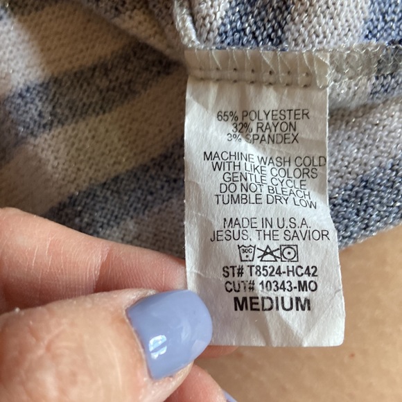 NWT Reborn J 3/4 zip - Picture 4 of 5